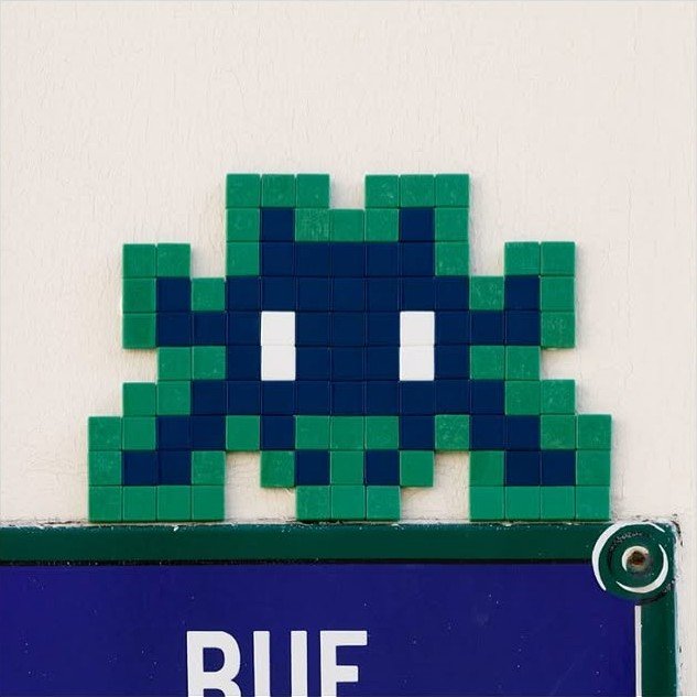 New Invader Mosaics PA_1540 & 1541 in Paris | April 2025